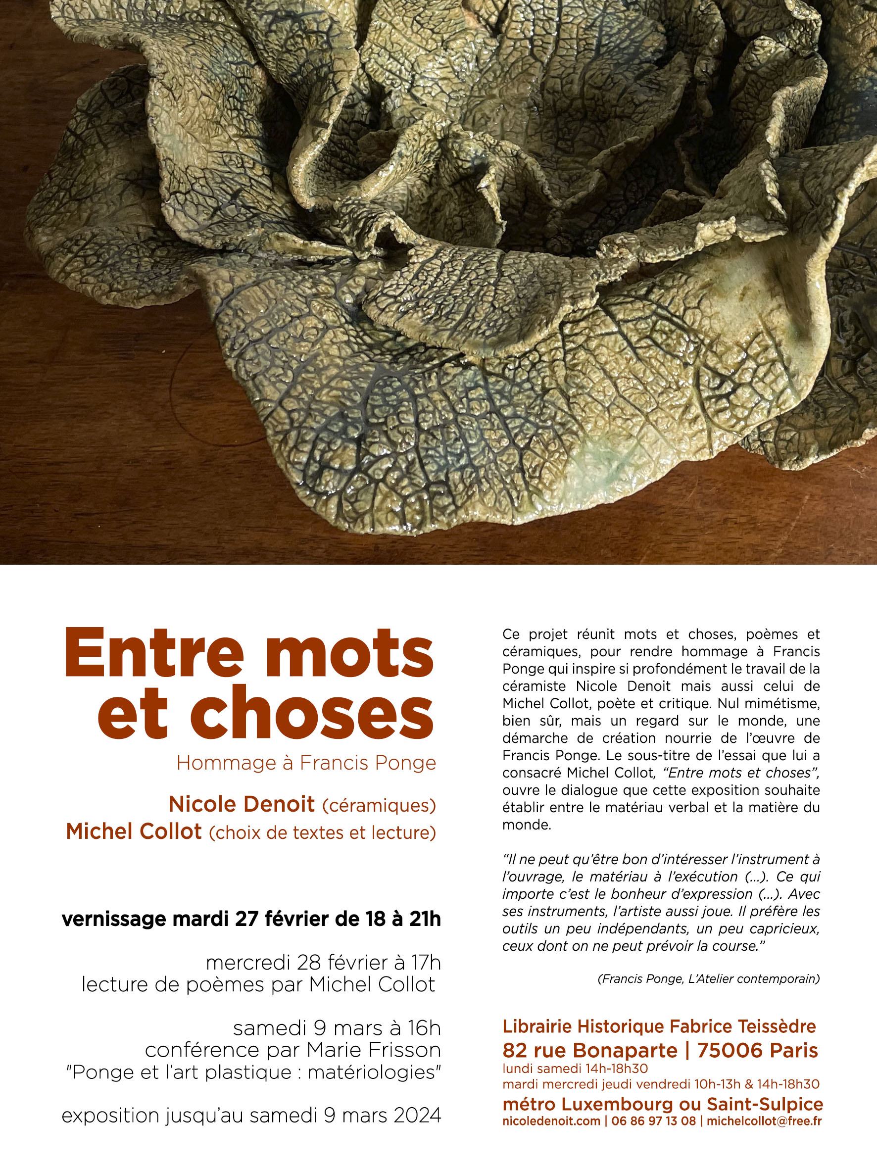 Entre mots et choses