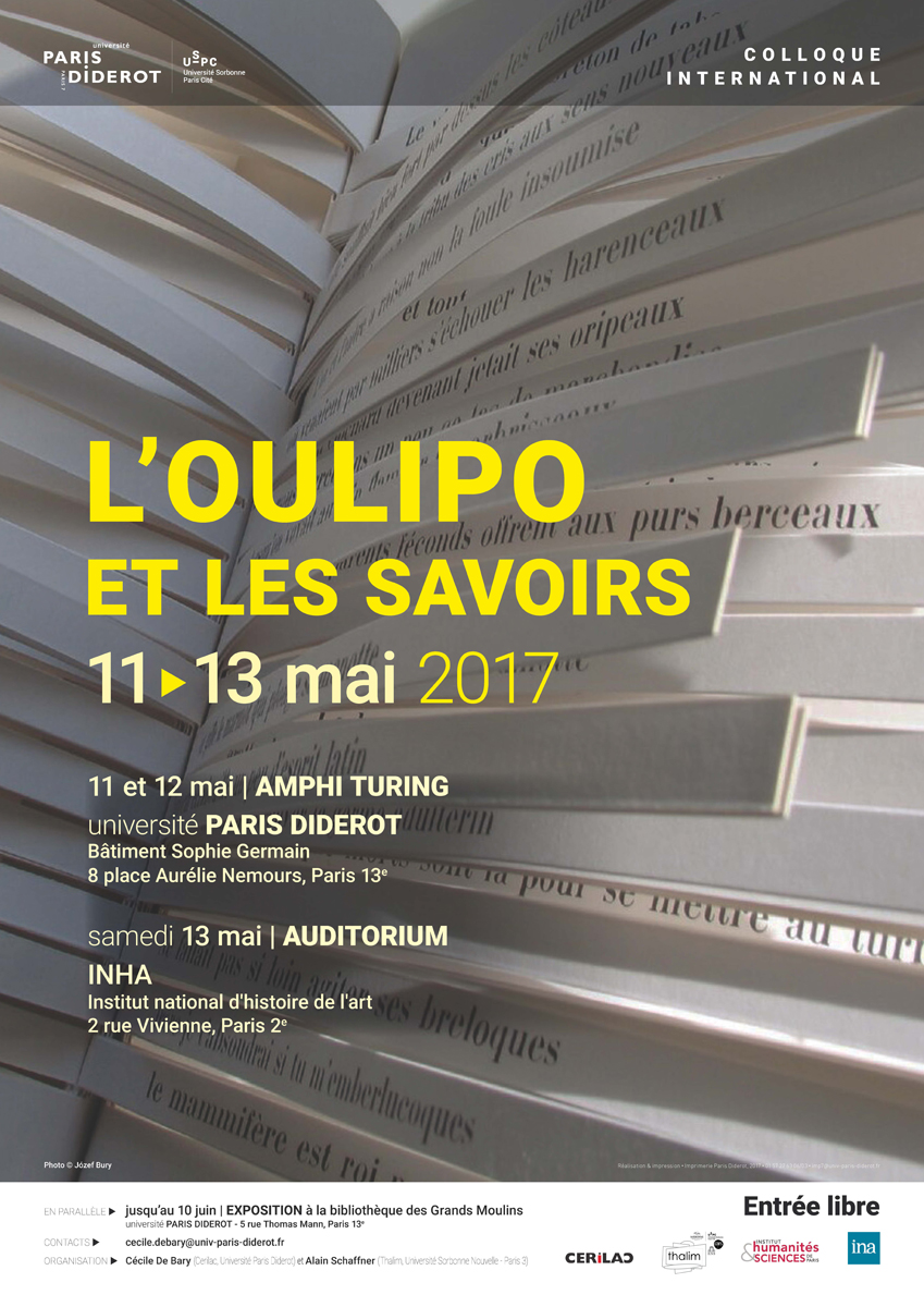 L’Oulipo et les Savoirs