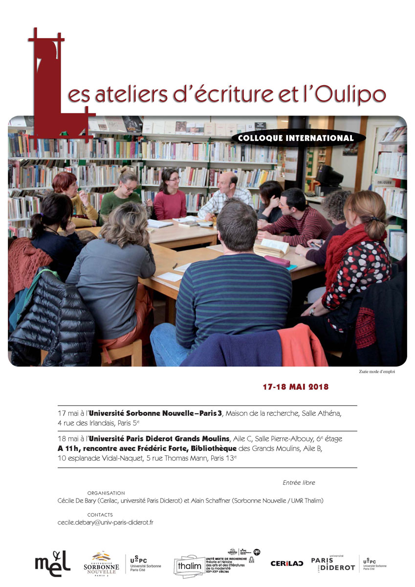 Les ateliers d’écriture et l’Oulipo