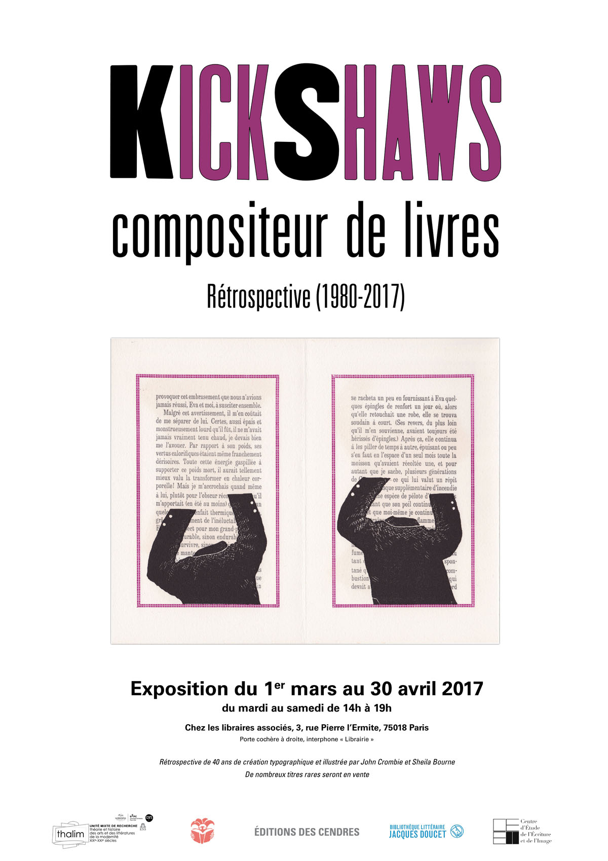 Kickshaws, compositeur de livres