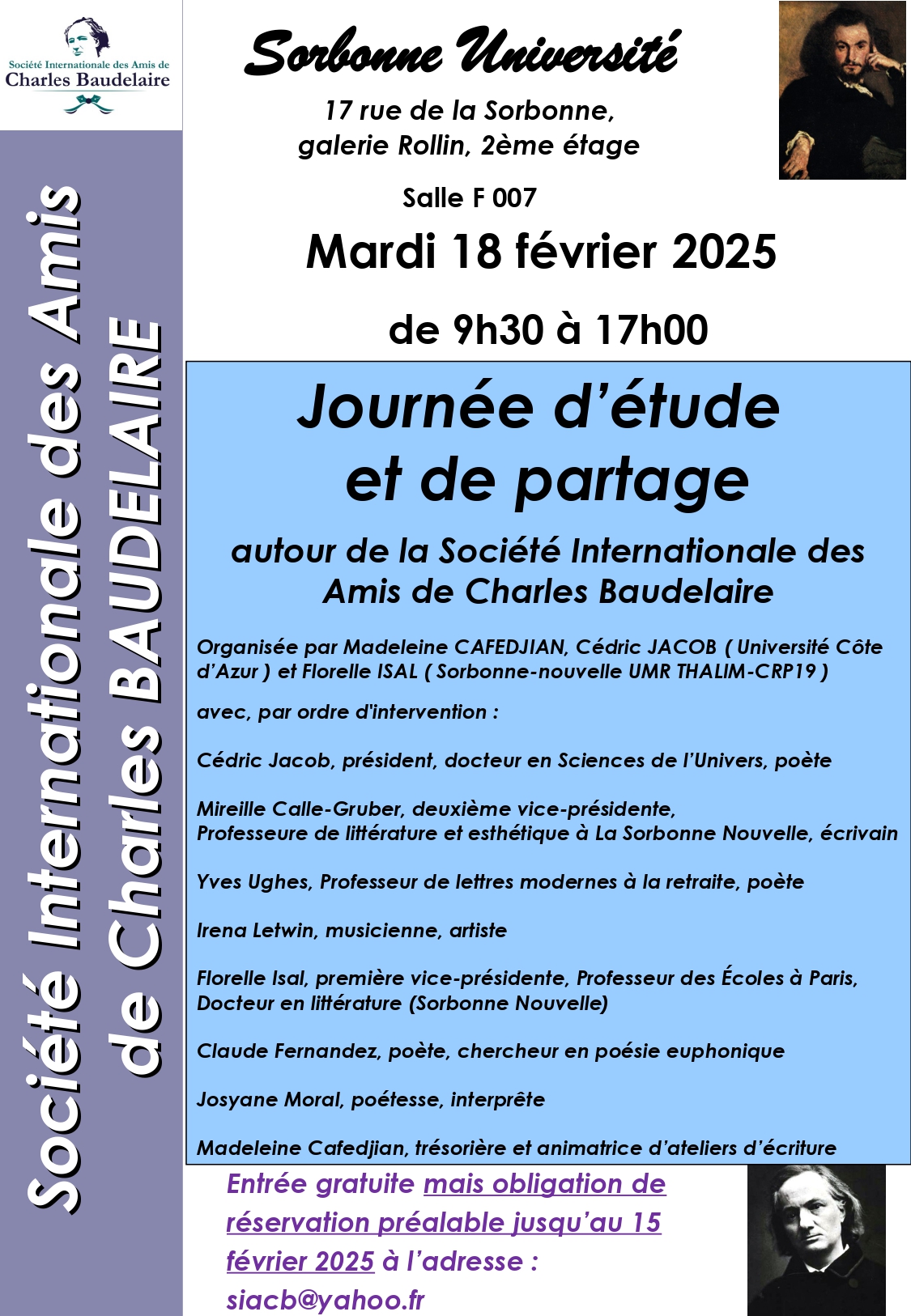 Société internationale des amis de Charles Baudelaire