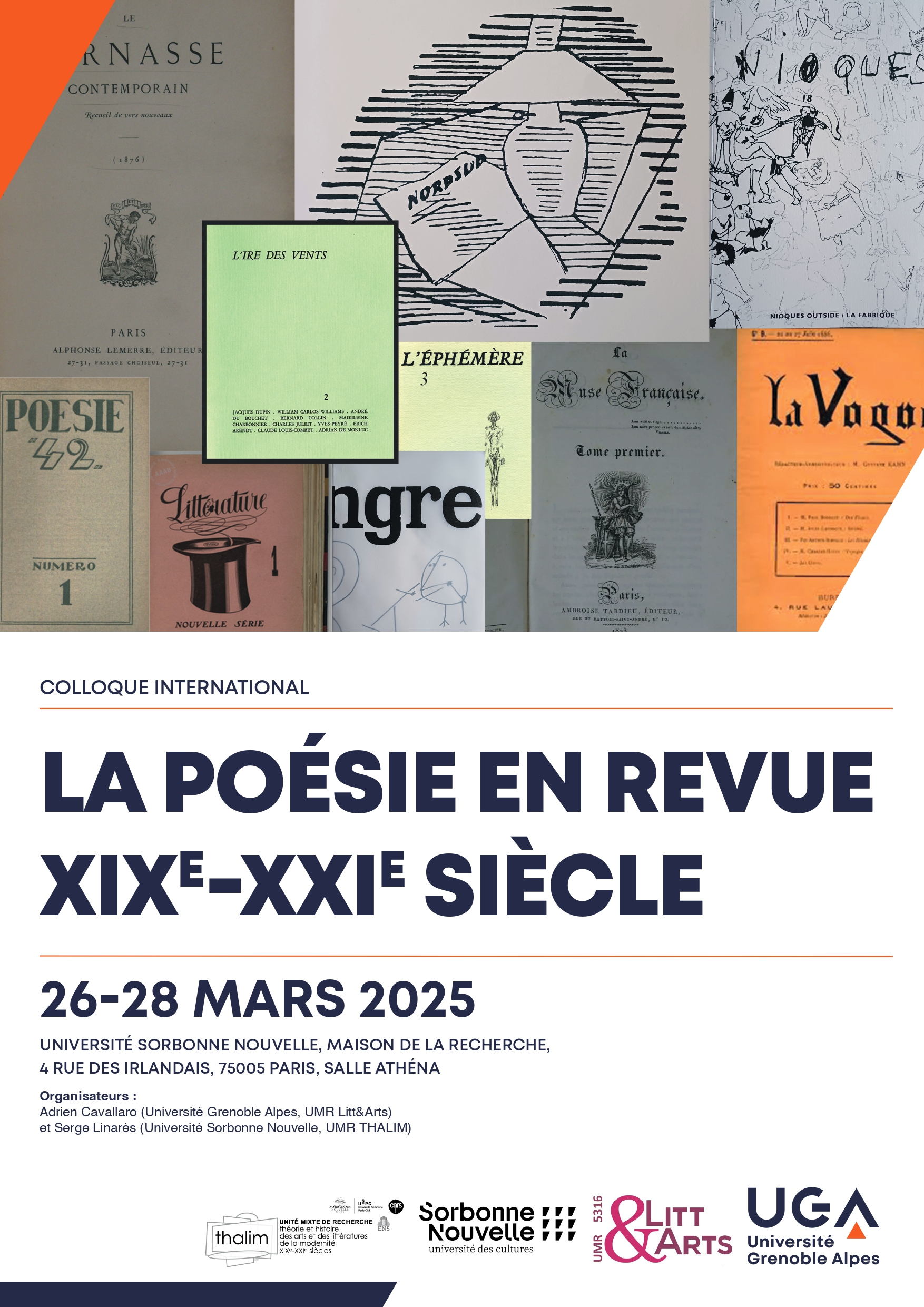 La poésie en revue (XIXe-XXIe siècle)