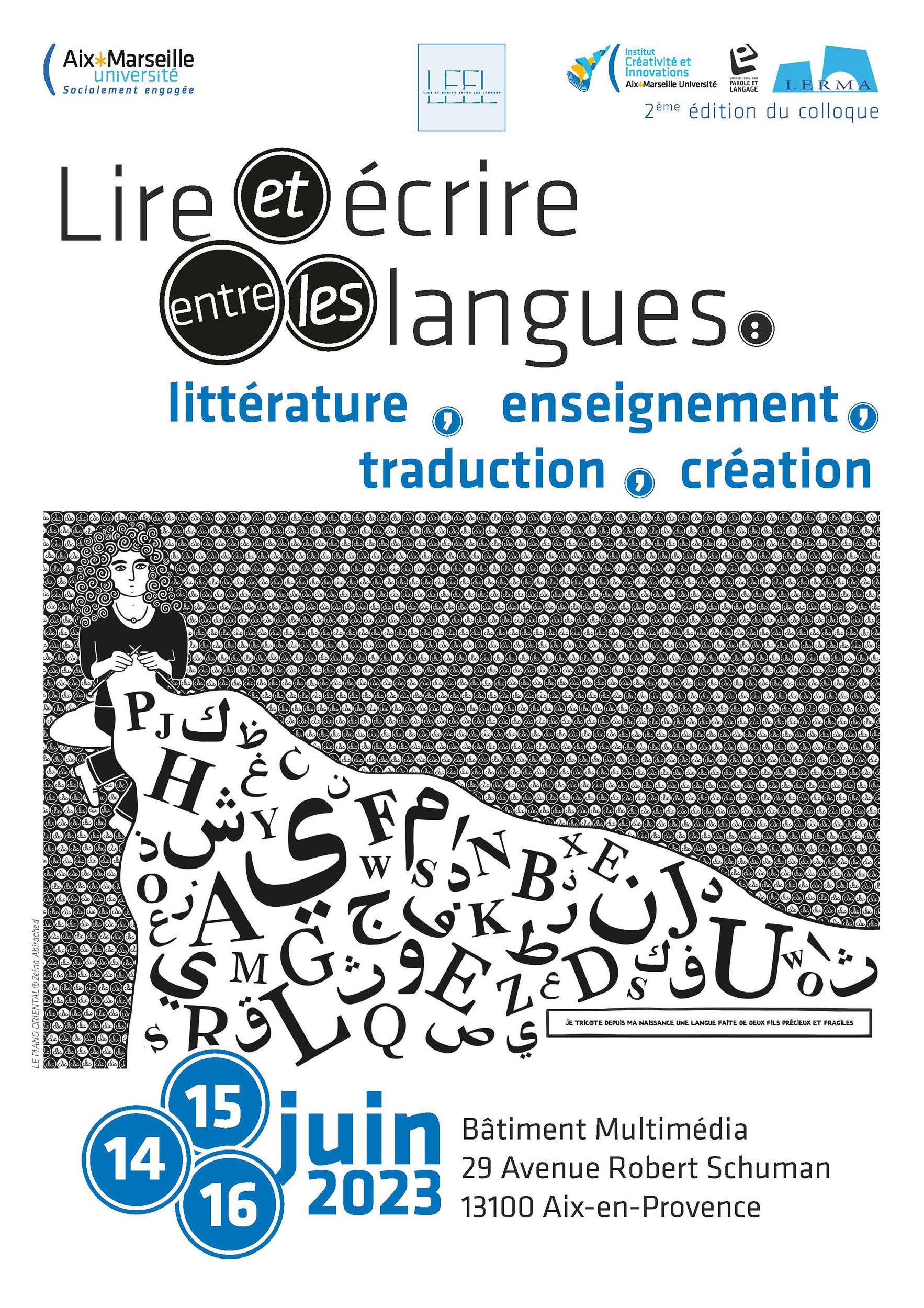 Lire Écrire Entre les Langues : littérature, enseignement, traduction et création