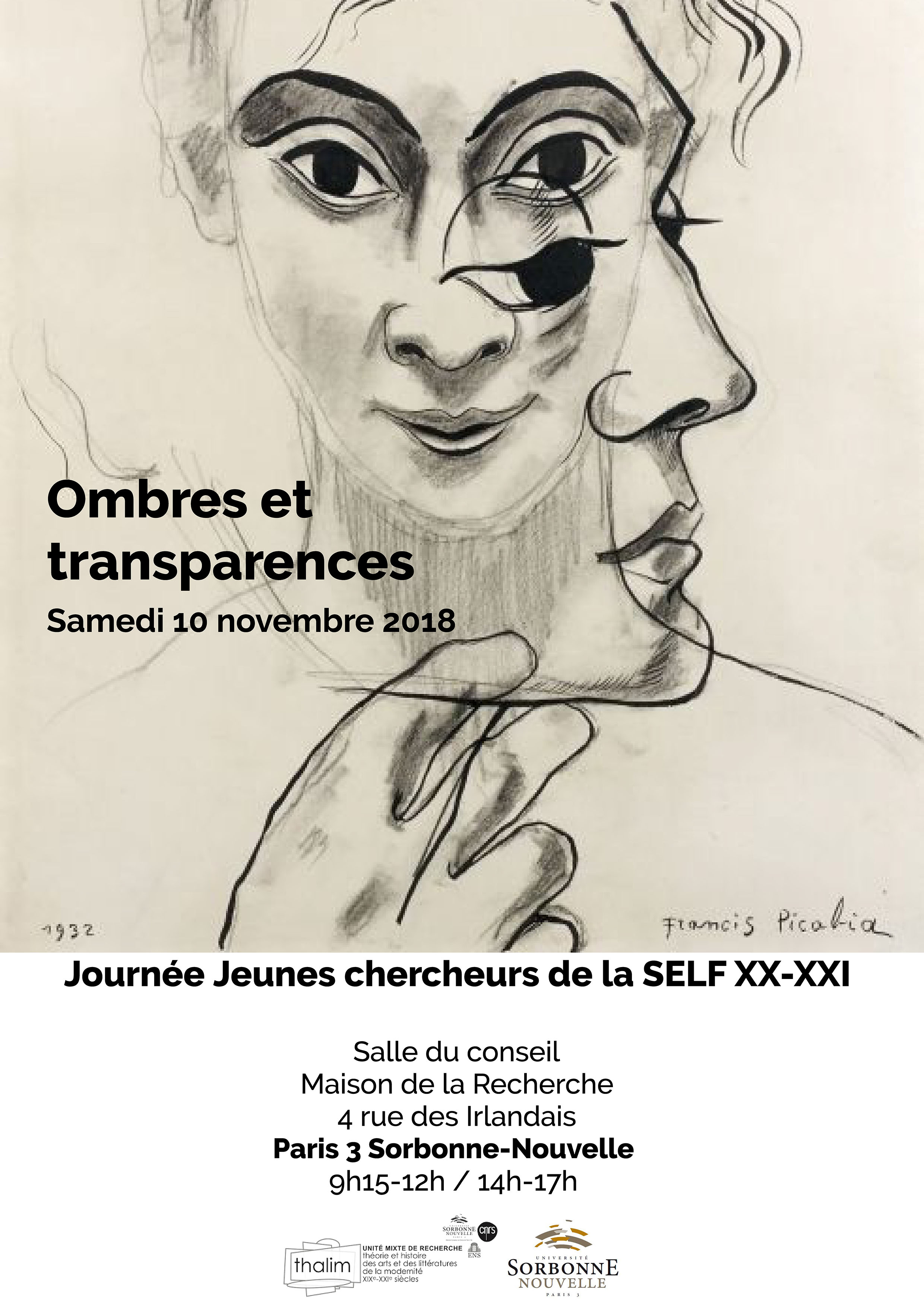 Ombres et transparences : journée jeunes chercheur·e·s de la SELF XX-XXI