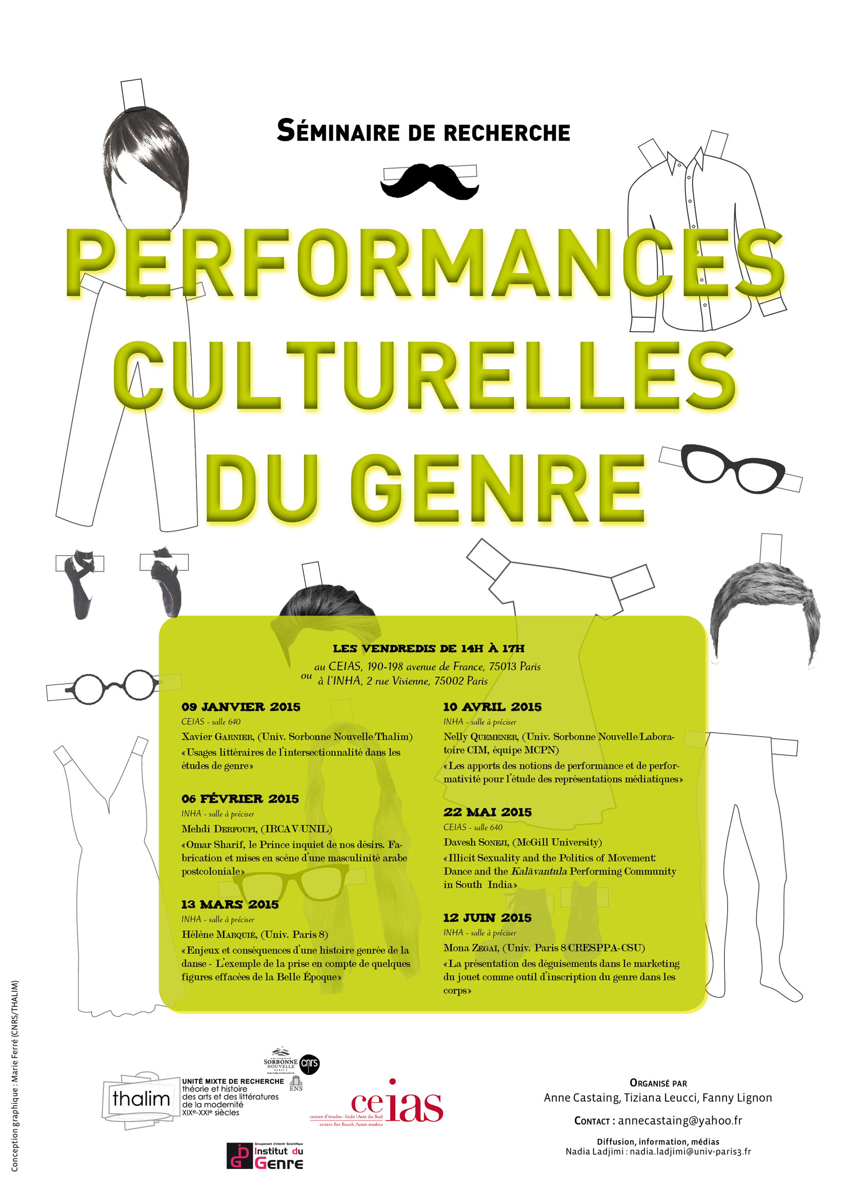 Performances culturelles du genre 2014-2015