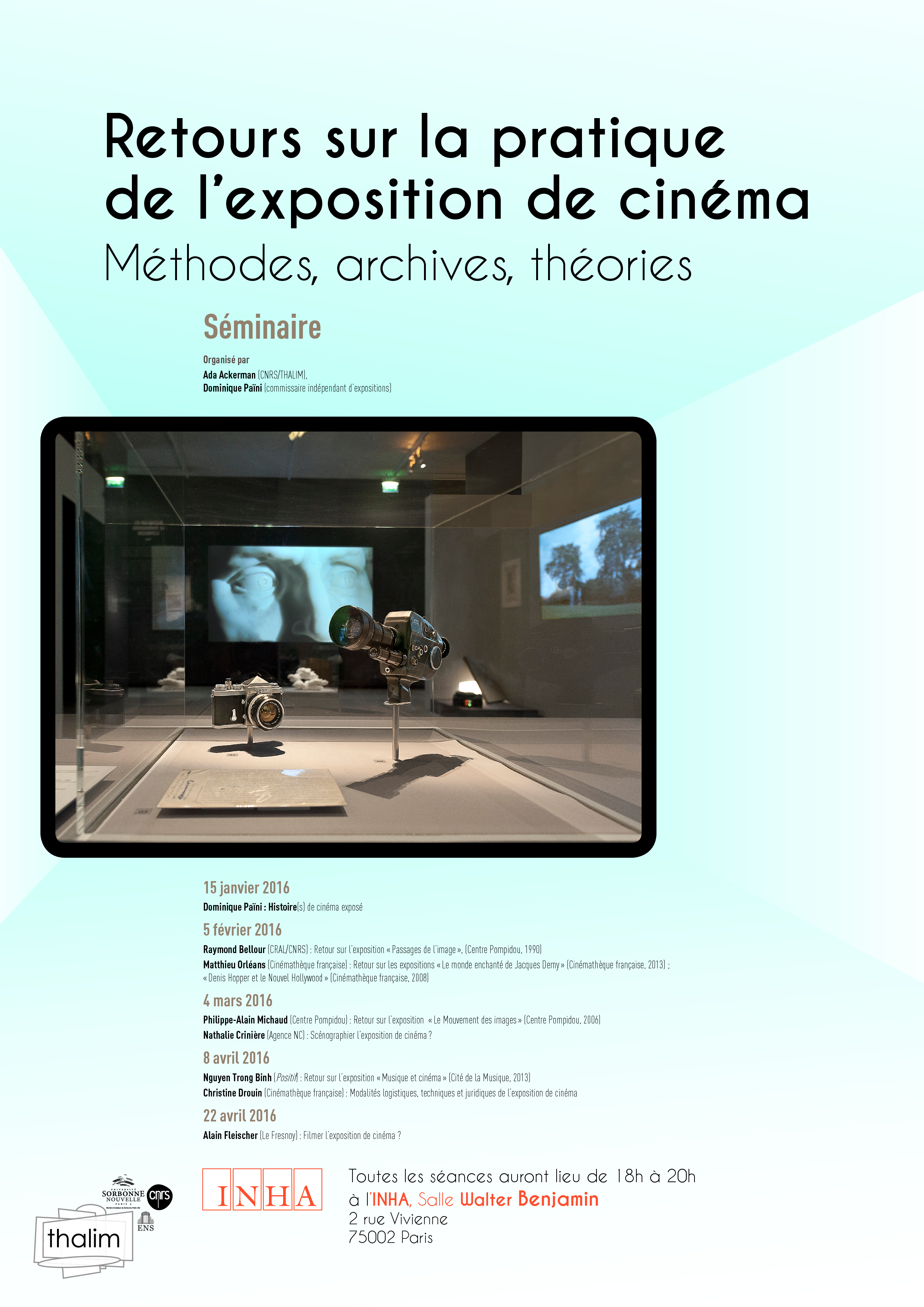 Retours sur la pratique de l&rsquo;exposition de cinéma. Méthodes, archives, théories