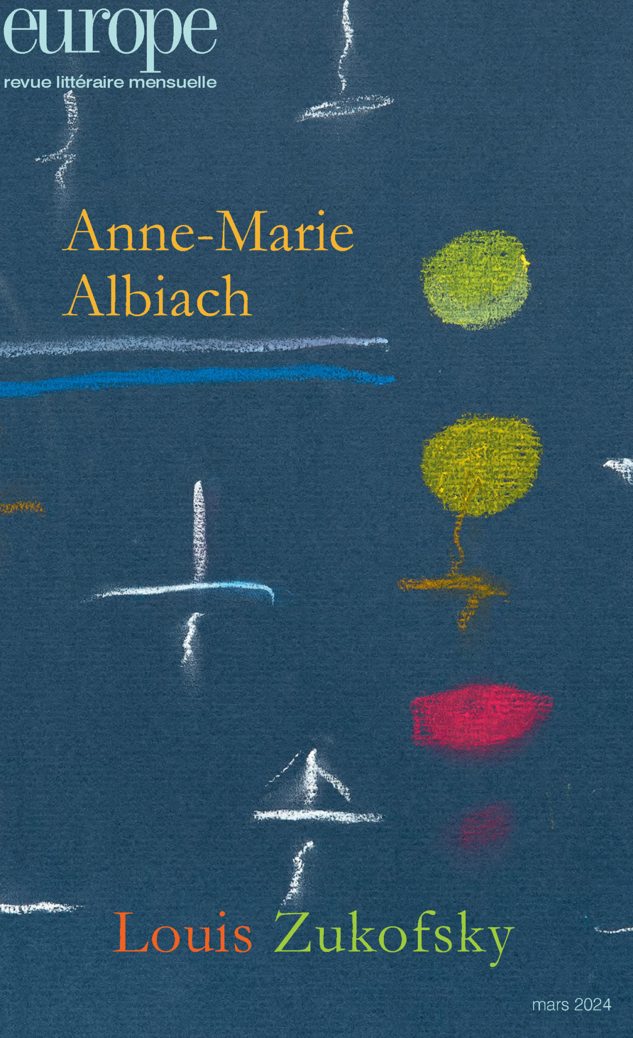 Europe, numéro Anne-Marie Albiach