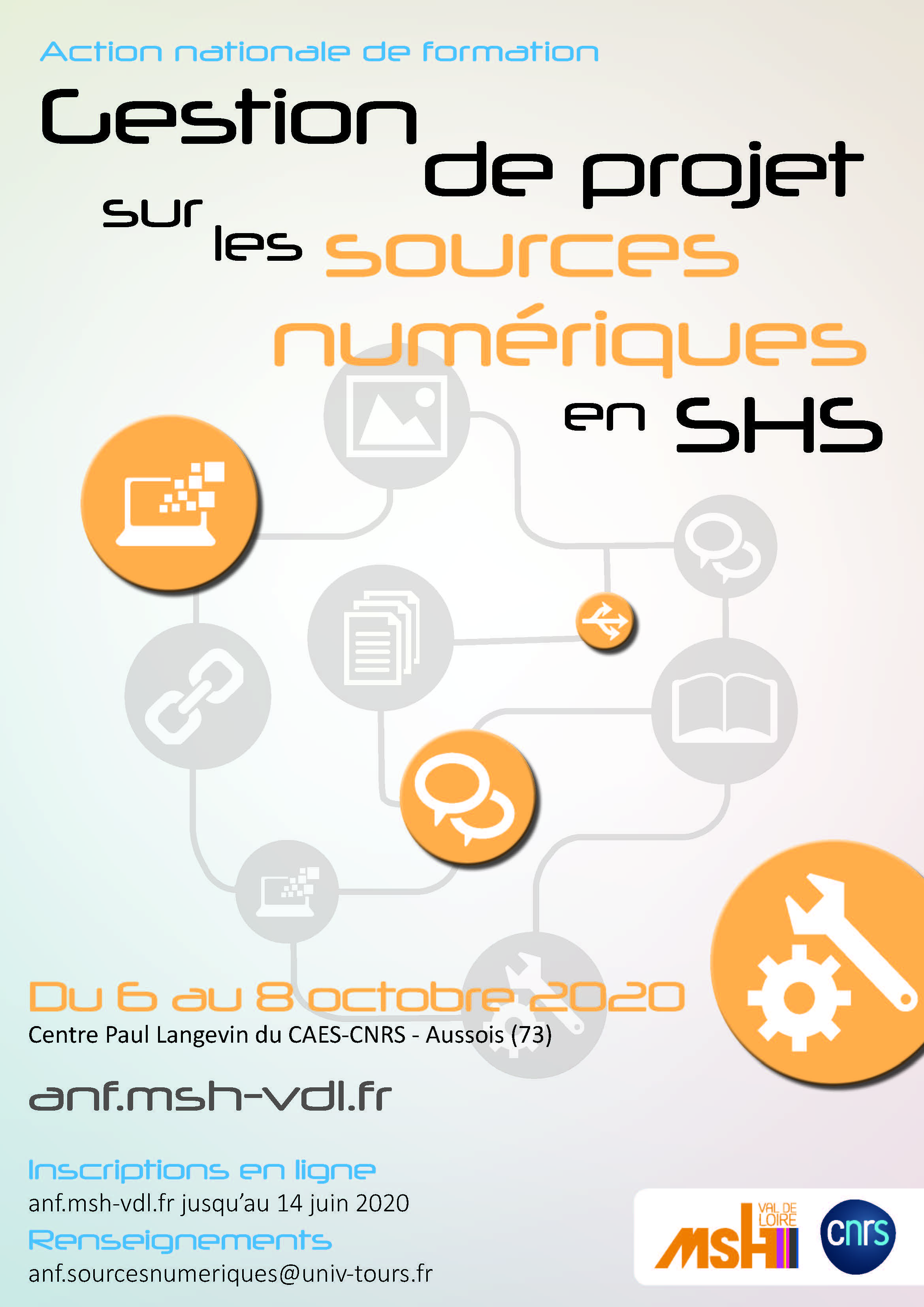 Action nationale de formation « Gestion de projet sur les sources numériques en SHS »