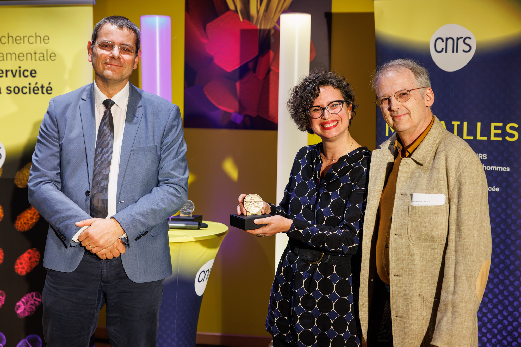 Médaille de bronze décernée à Myriam Suchet