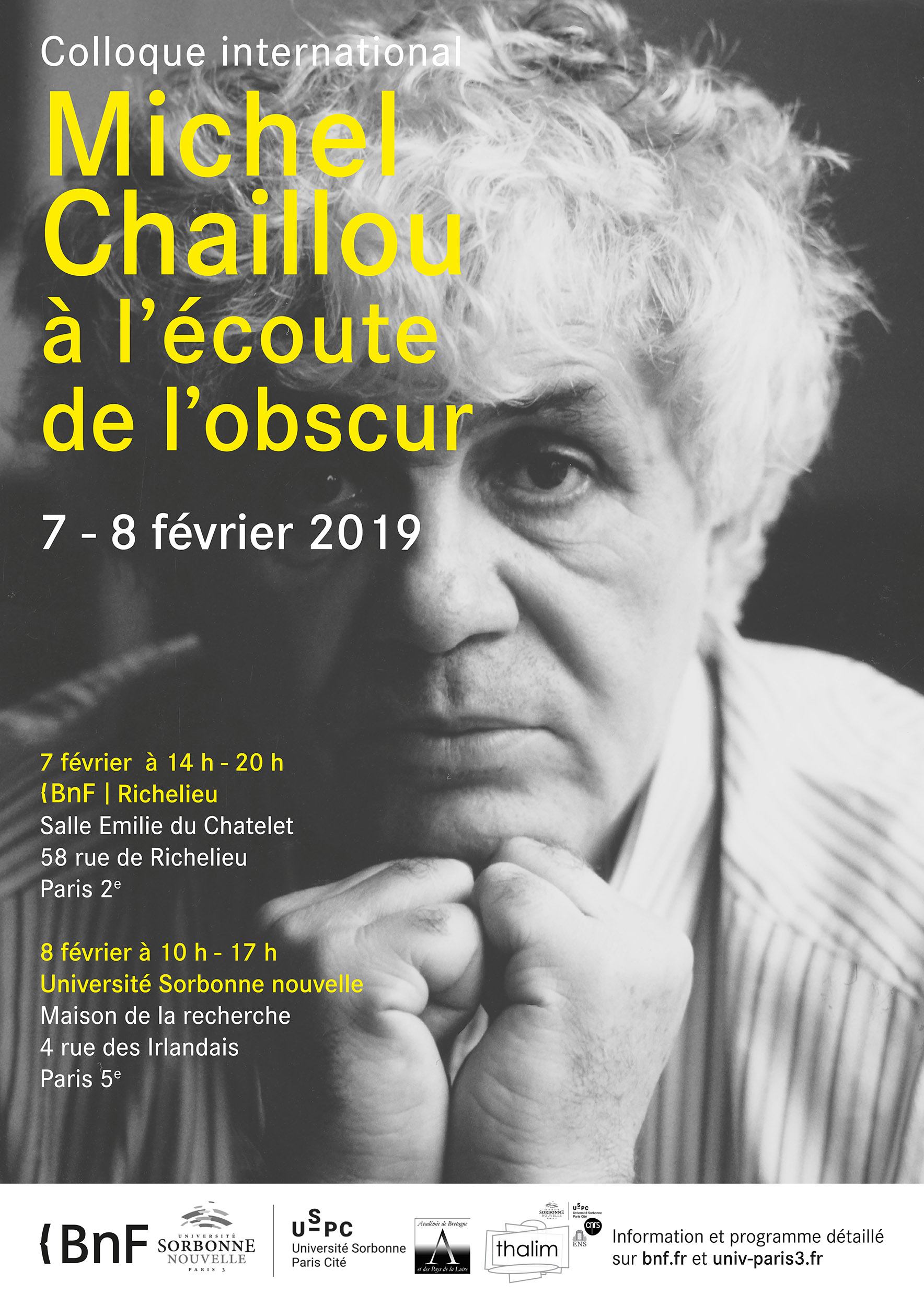 Michel Chaillou à l’écoute de l’obscur