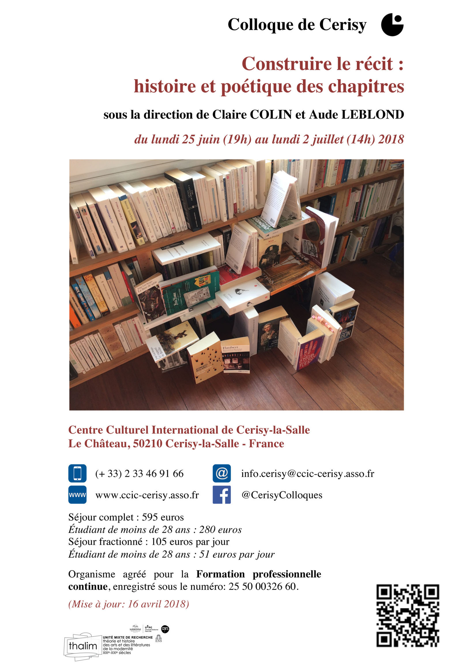 Construire le récit: histoire et poétique des chapitres