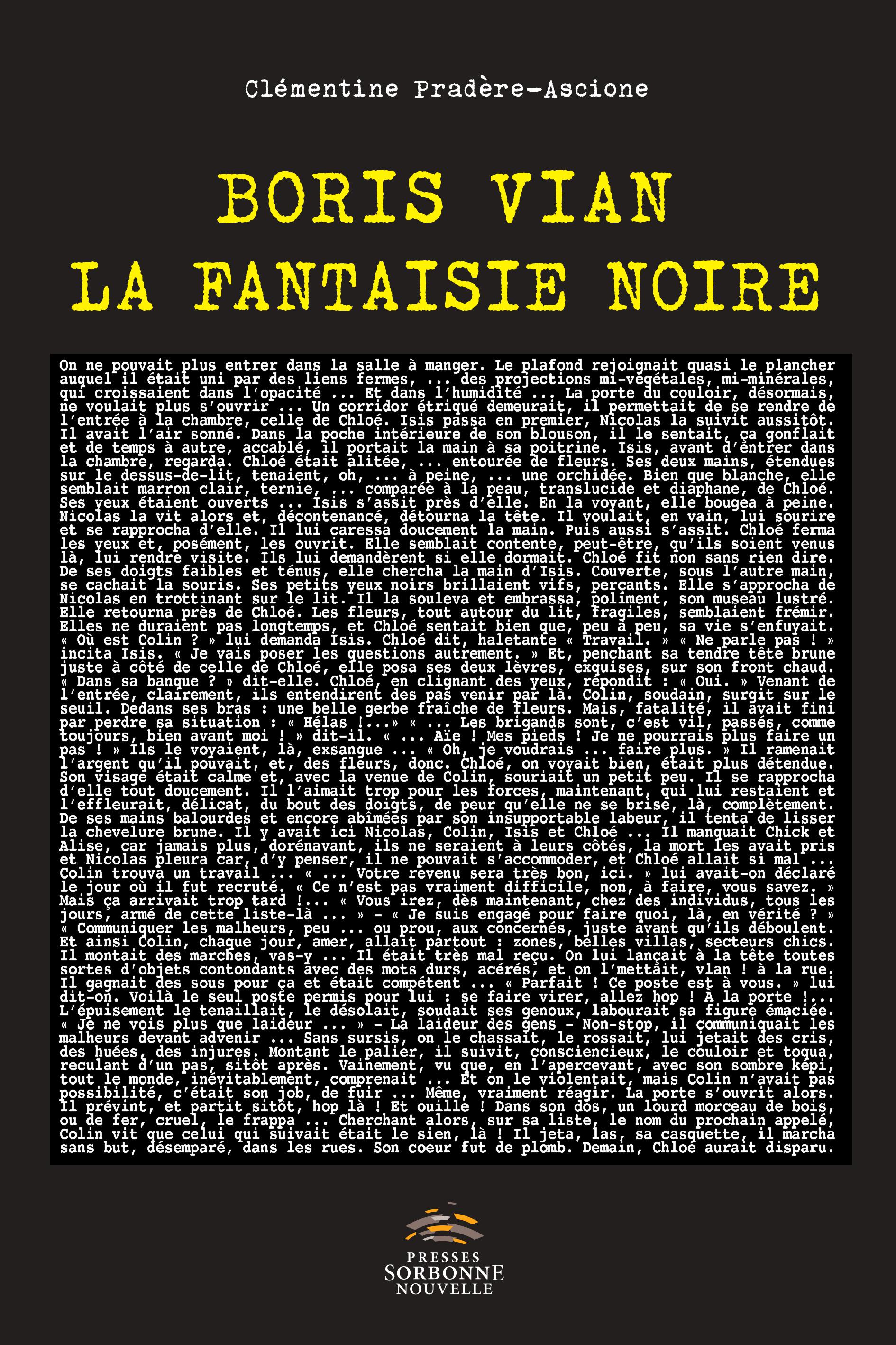 Boris Vian, la fantaisie noire