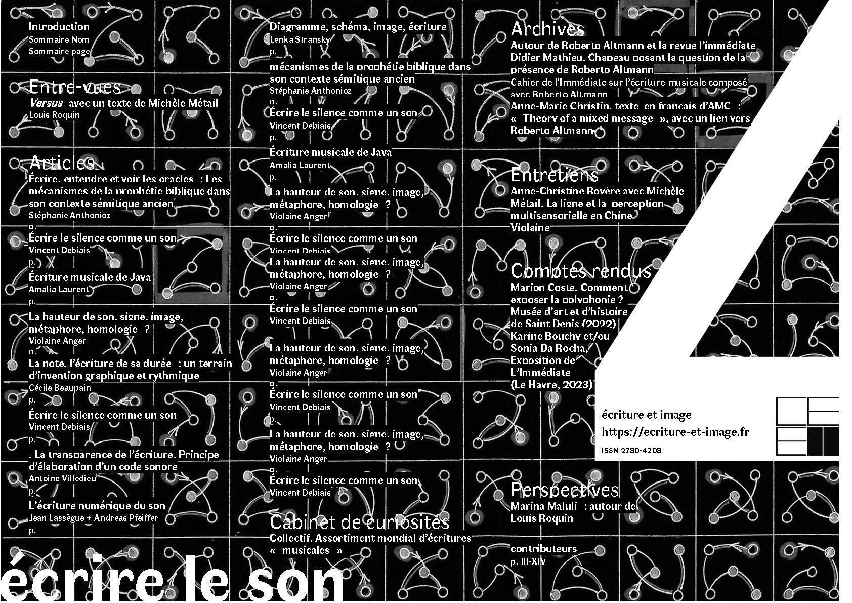 écriture image, n° 4 « écrire le son »