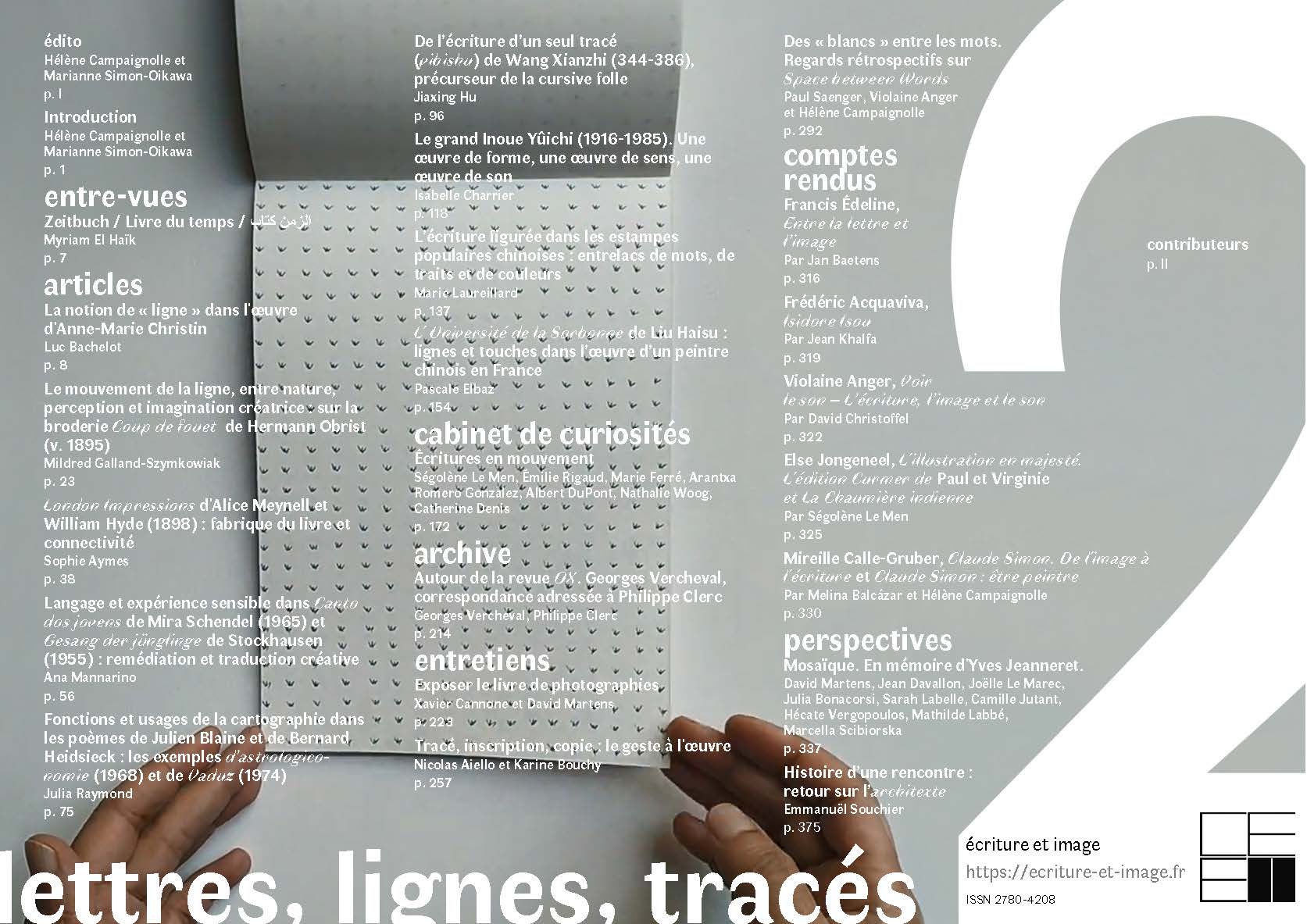 lettres, lignes, tracés