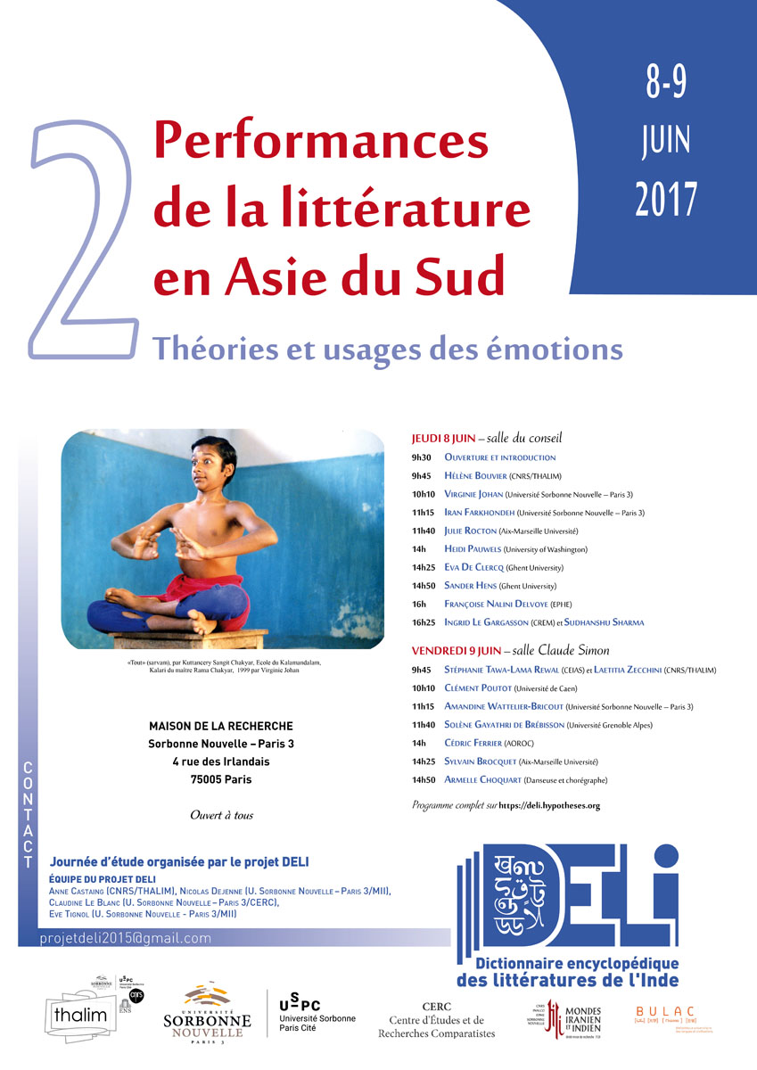 Performances de la littérature en Asie du Sud 2: Théories et usages des émotions