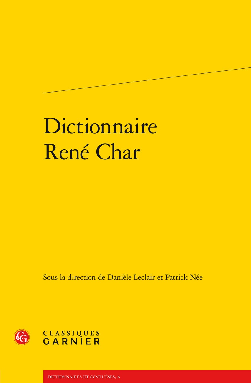 Dictionnaire René Char