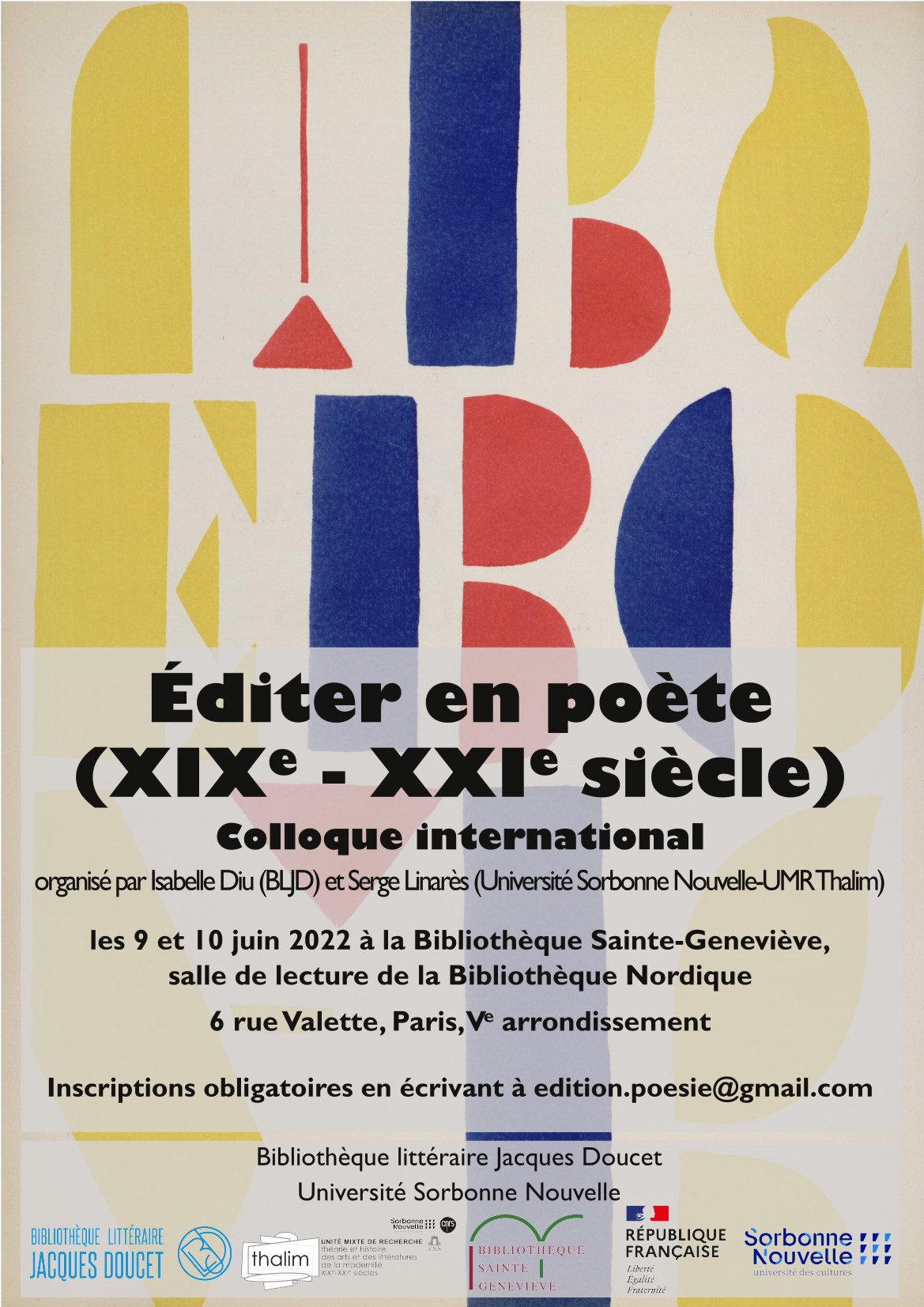Éditer en poète (XIXe-XXIe siècle)