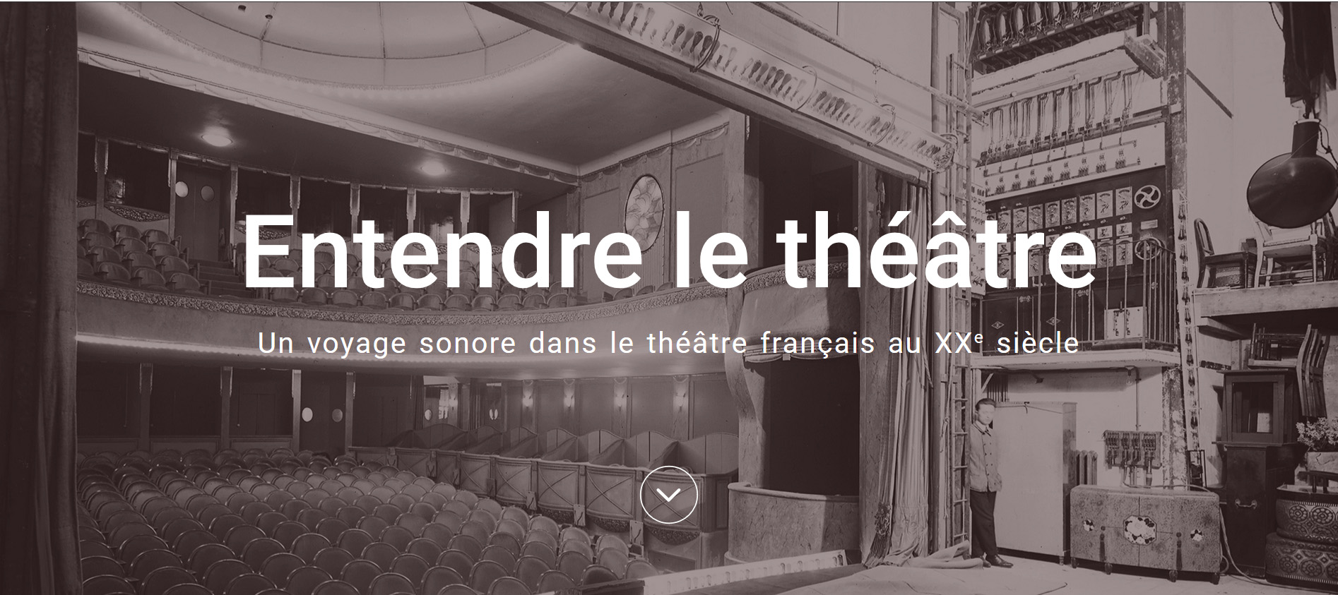 Entendre le théâtre