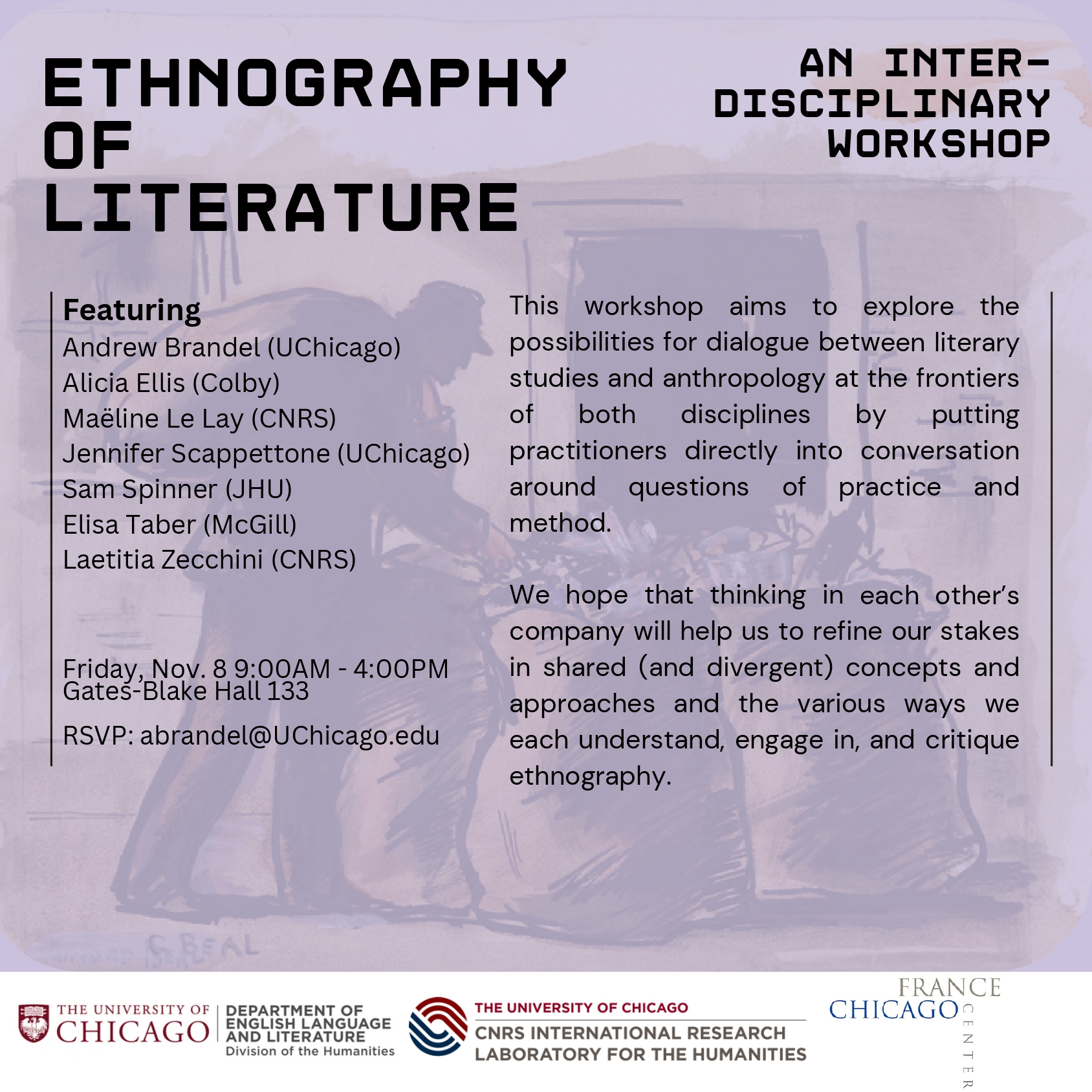 Ethnography of Literature Workshop