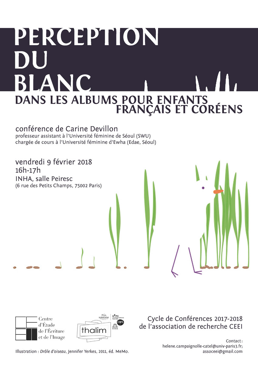 Perception du blanc dans les albums pour enfants français et coréens