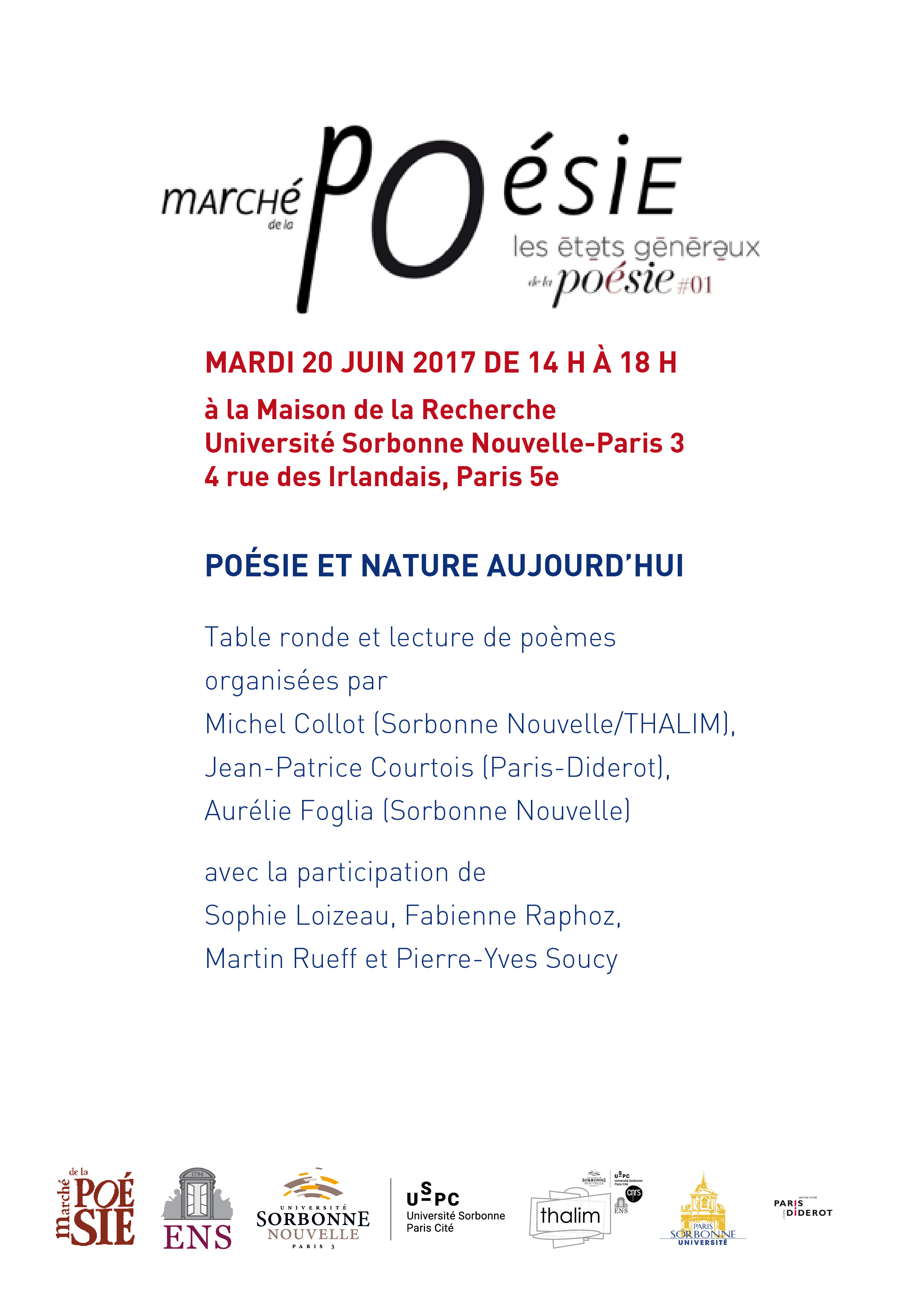 Poésie et nature aujourd&rsquo;hui