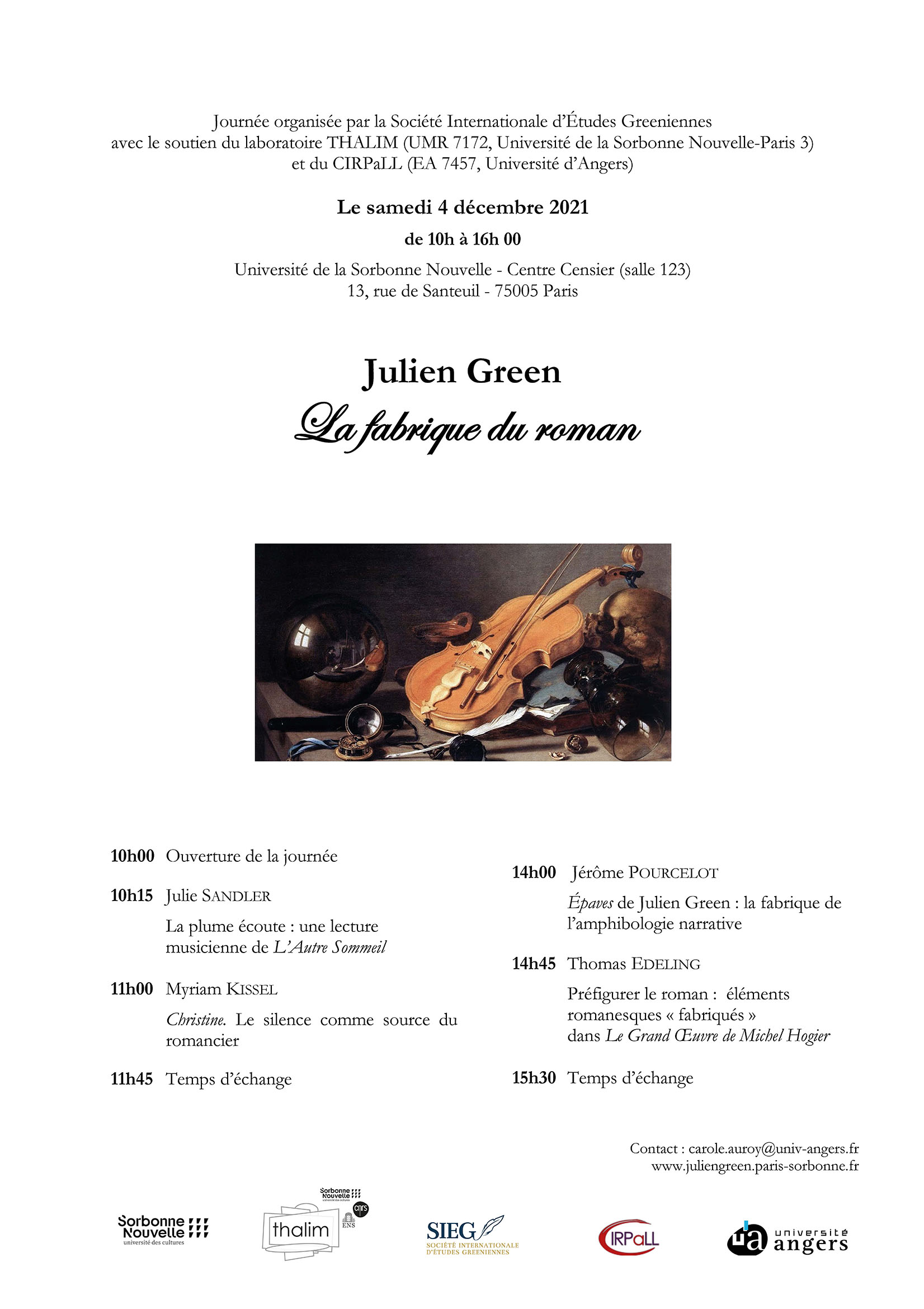 Julien Green. La fabrique du roman