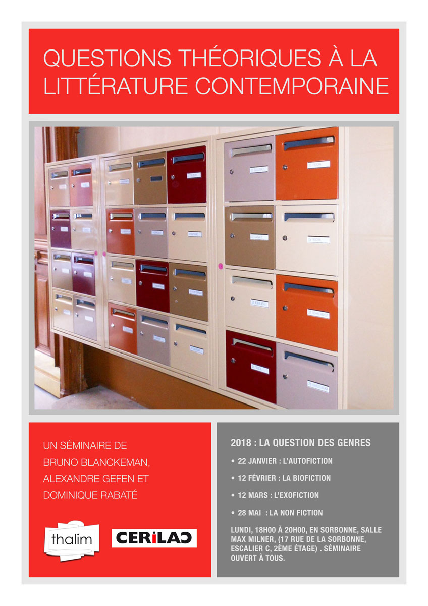 Questions théoriques à la littérature contemporaine