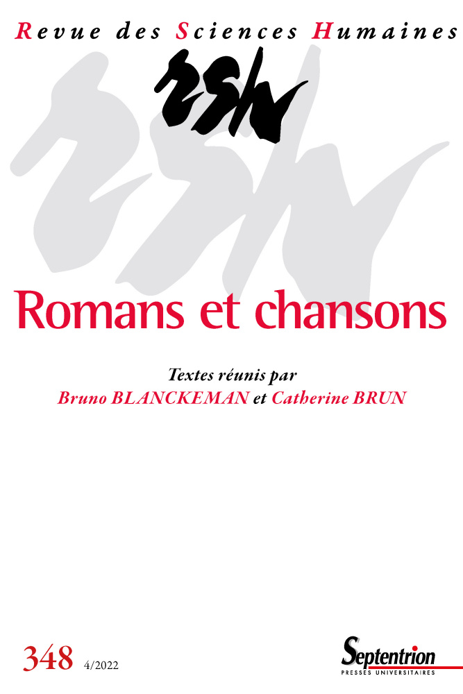 Romans et chansons. RSH