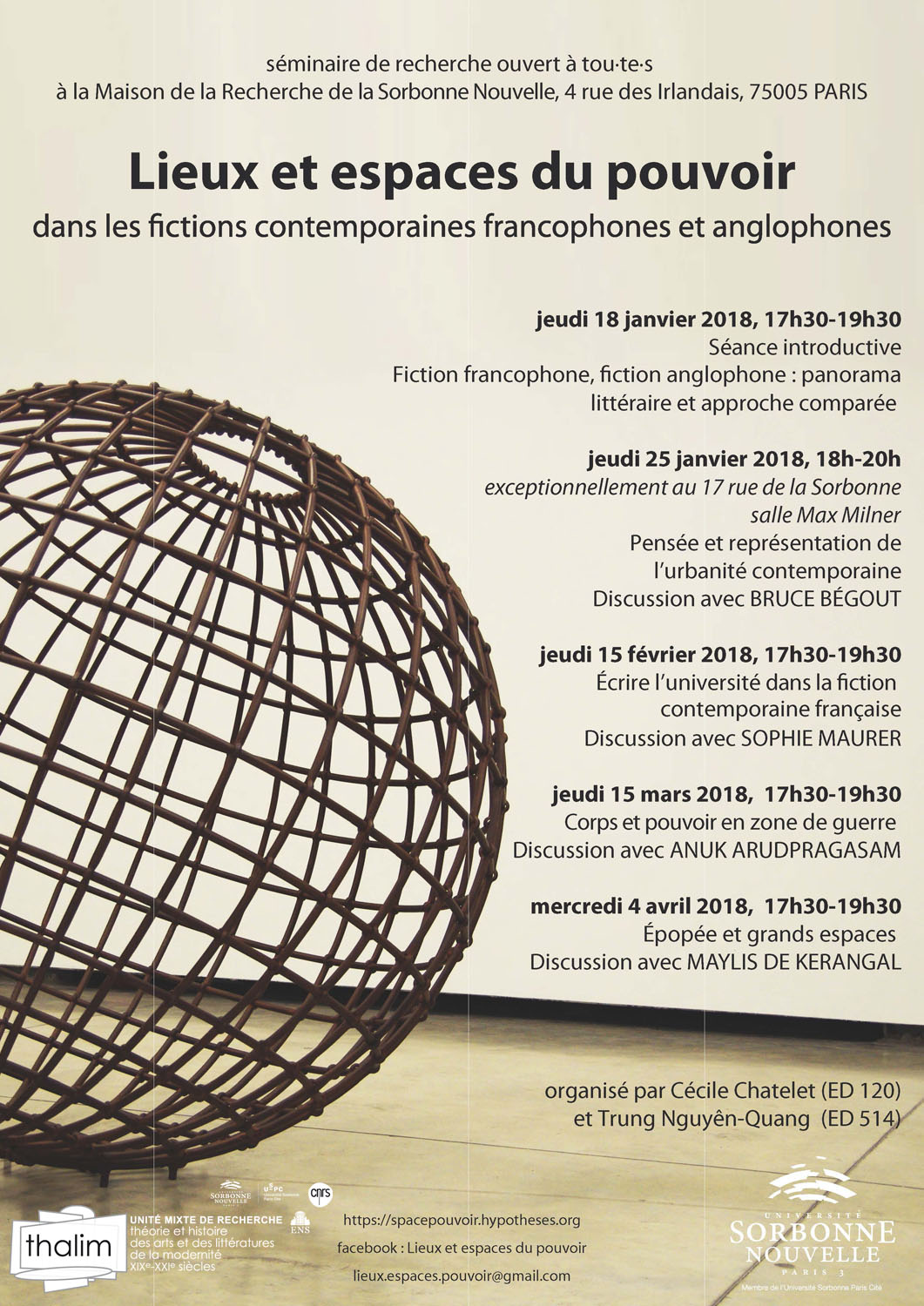 Lieux et espaces du pouvoir