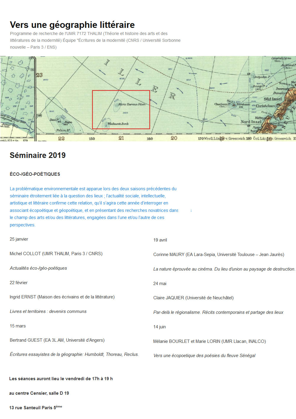 Eco-/Géo-poétiques