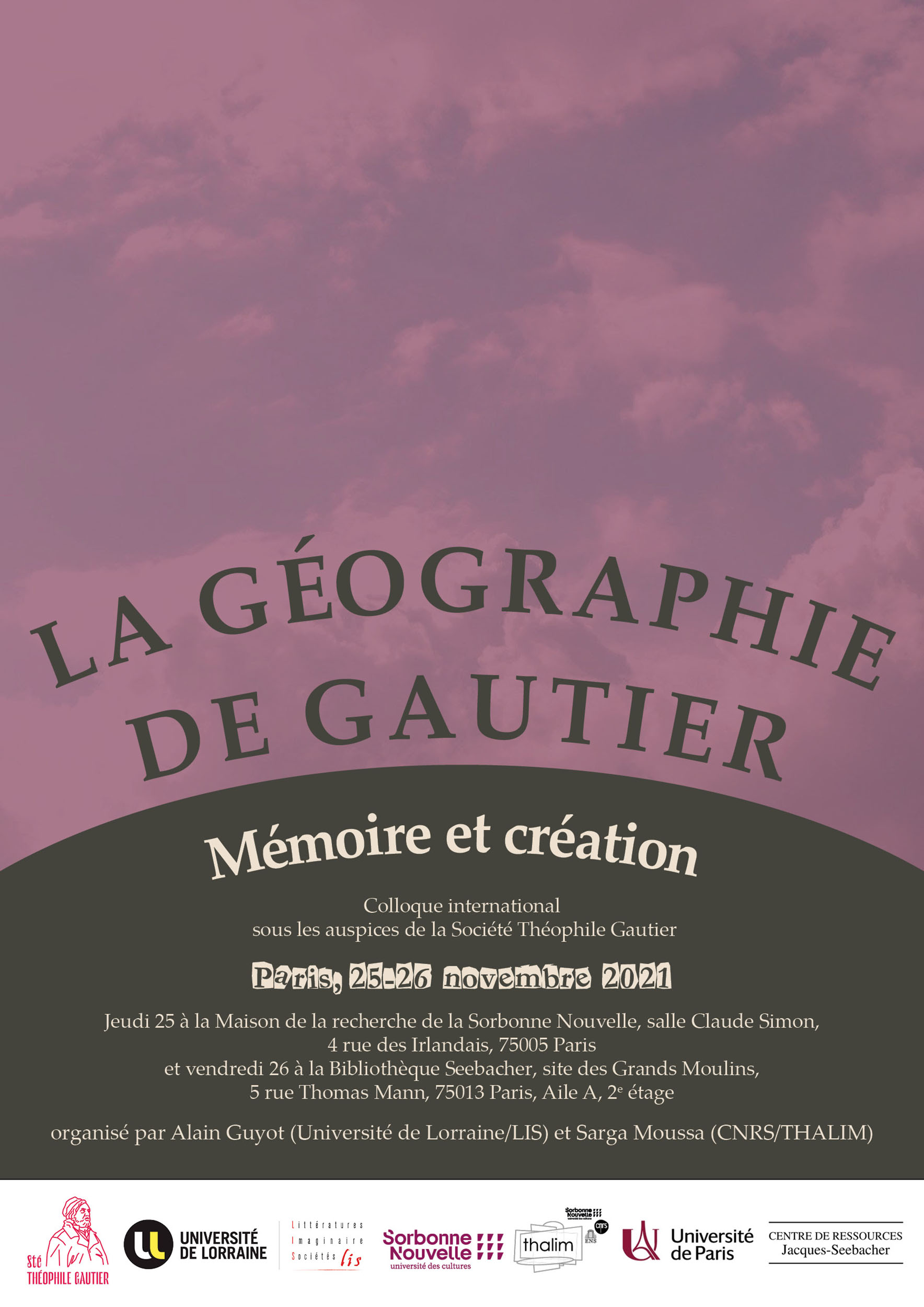 La géographie de Gautier. Mémoire et création